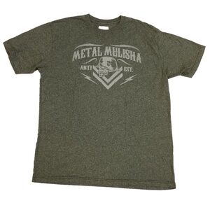 Men’s Metal Mulisha Graphic T-Shirt Skull Logo Tee Size XXL